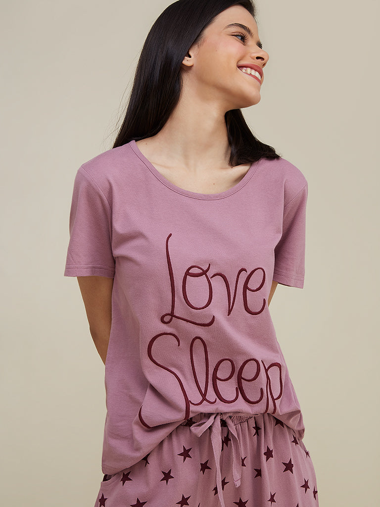 11.11 Sale Love Sleep Printed Night Suit