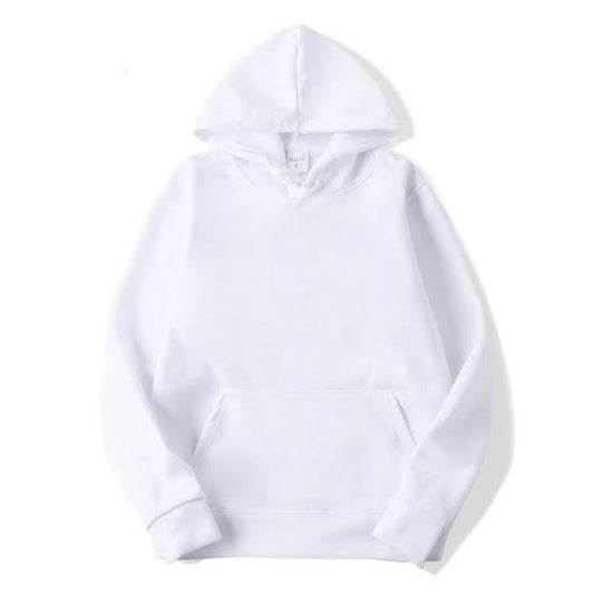 Unisex White Hoodie