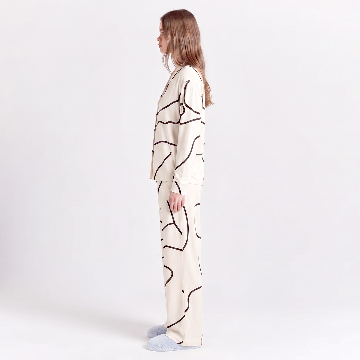 Soft Cotton Lounge Set - Abstract Muse