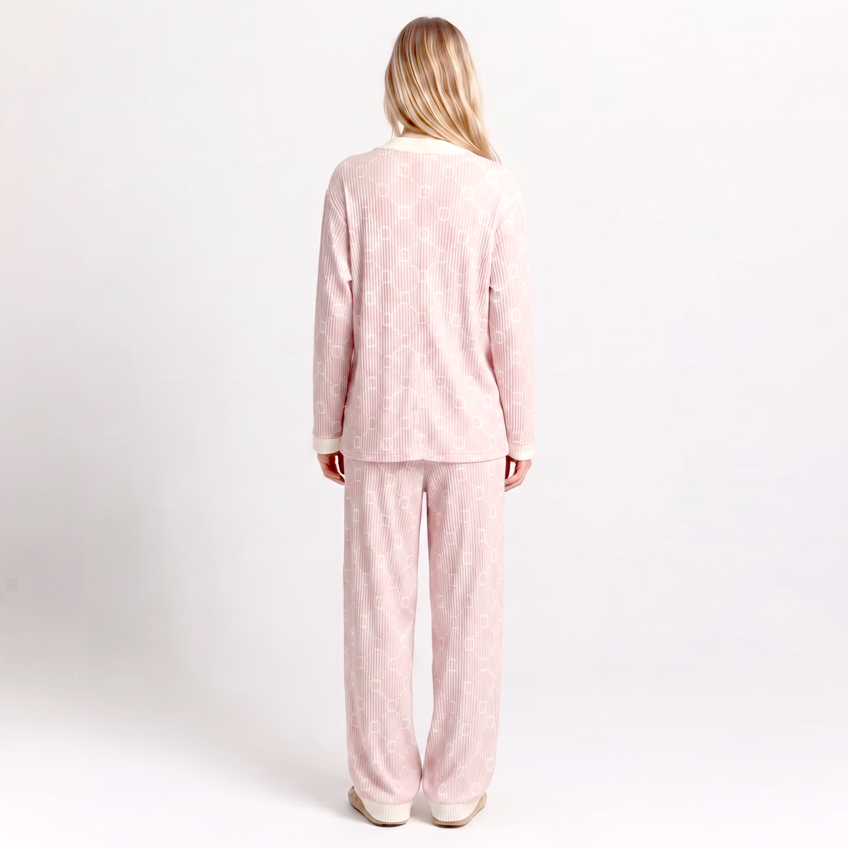 Soft Cotton Lounge Set - Pink Orbit
