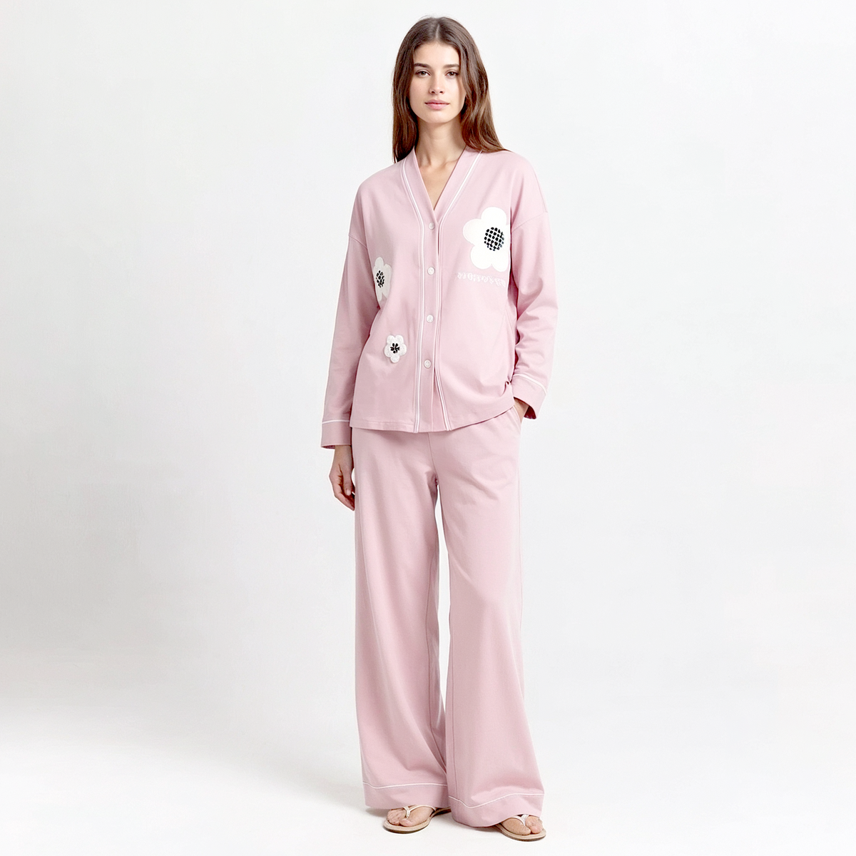 Soft Cotton Lounge Set - Spring Bloom