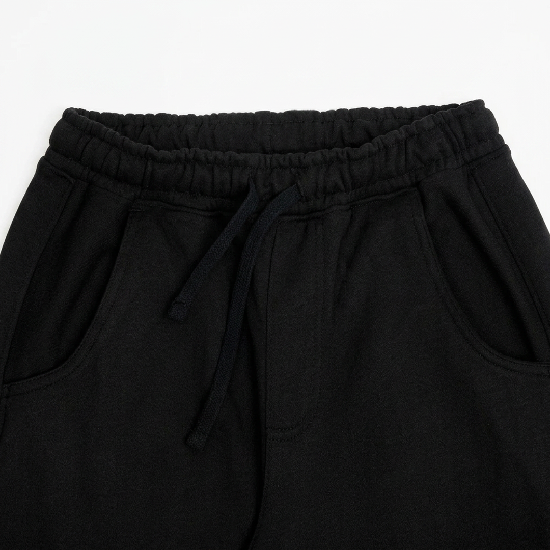 Wide Pull-On Trouser | Black